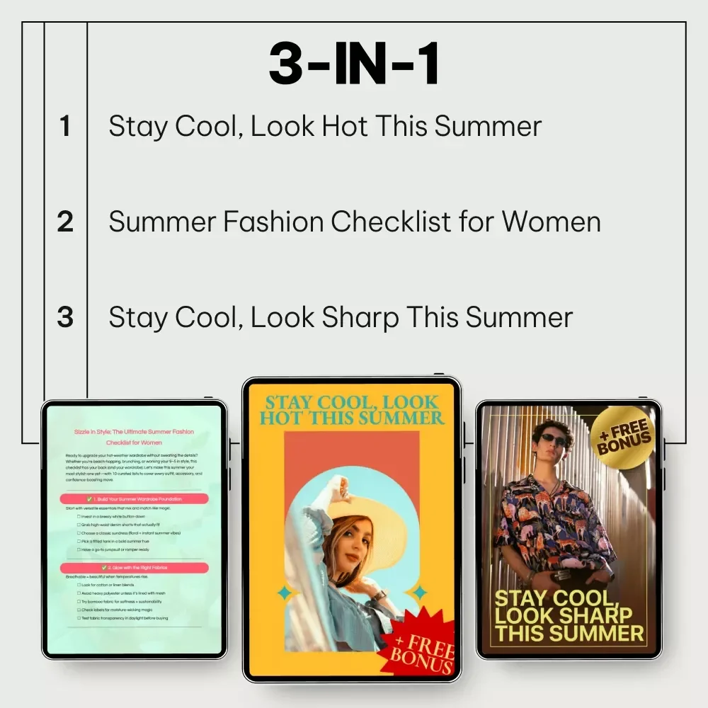 Bright Summer Fashion Trends Collection – 3-in-1 Digital Bundle