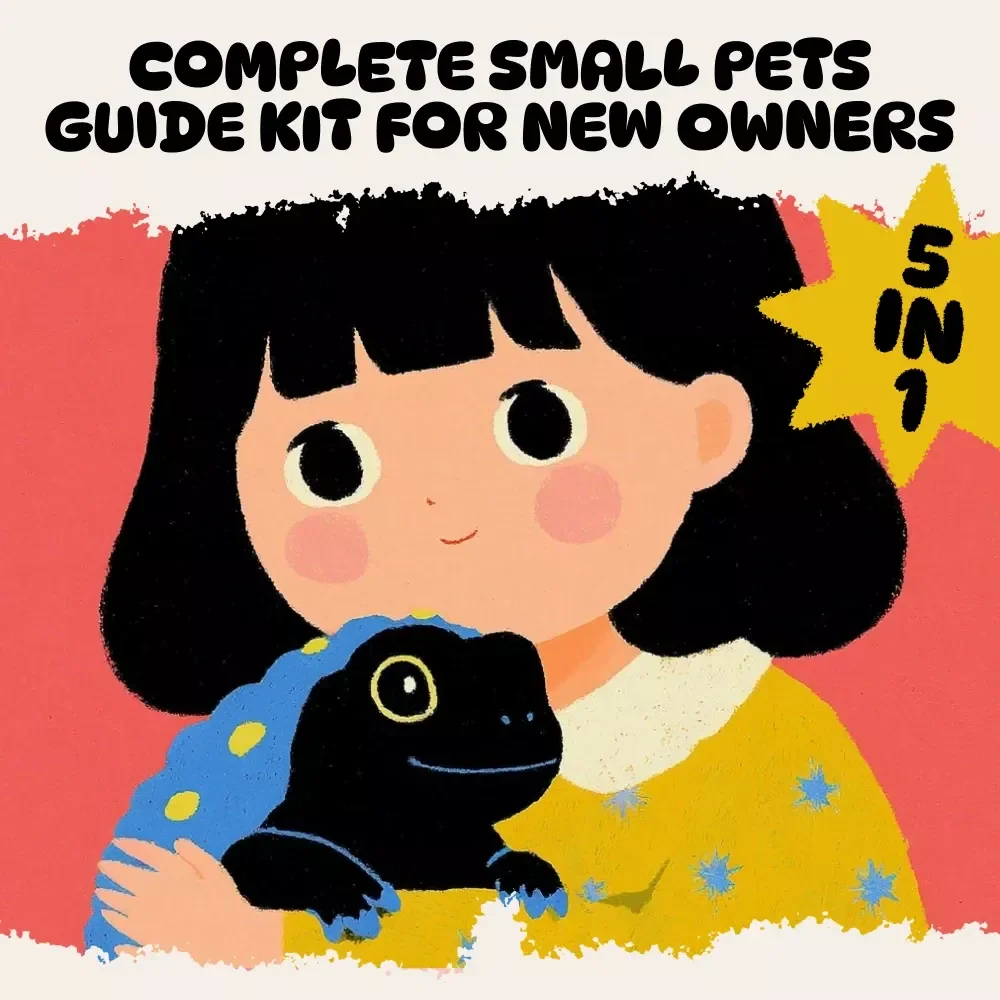 Complete Small Pets Guide Kit for New Owners - 5-in-1 Bundle of Guides & Checklist