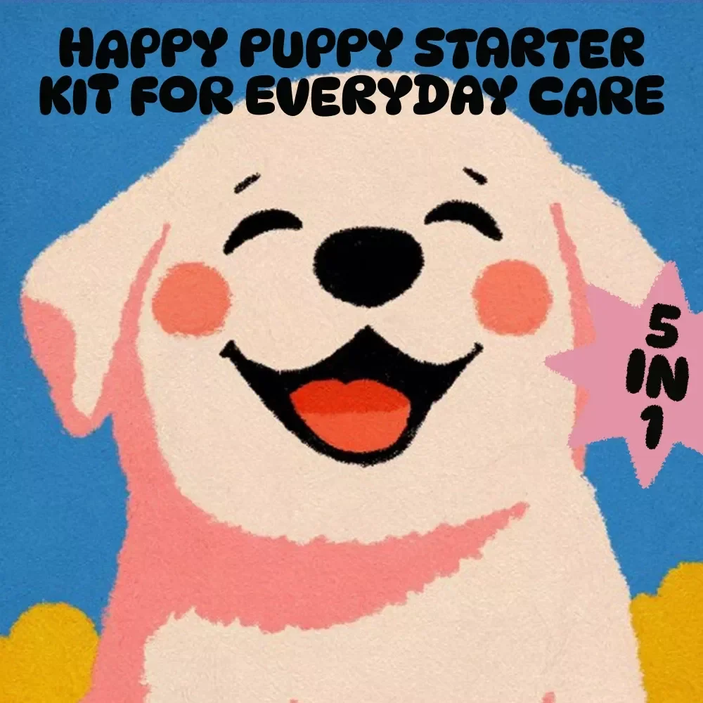Happy Puppy Starter Kit for Everyday Care - 5-in-1 Bundle of Guides, eBooks, and Checklists
