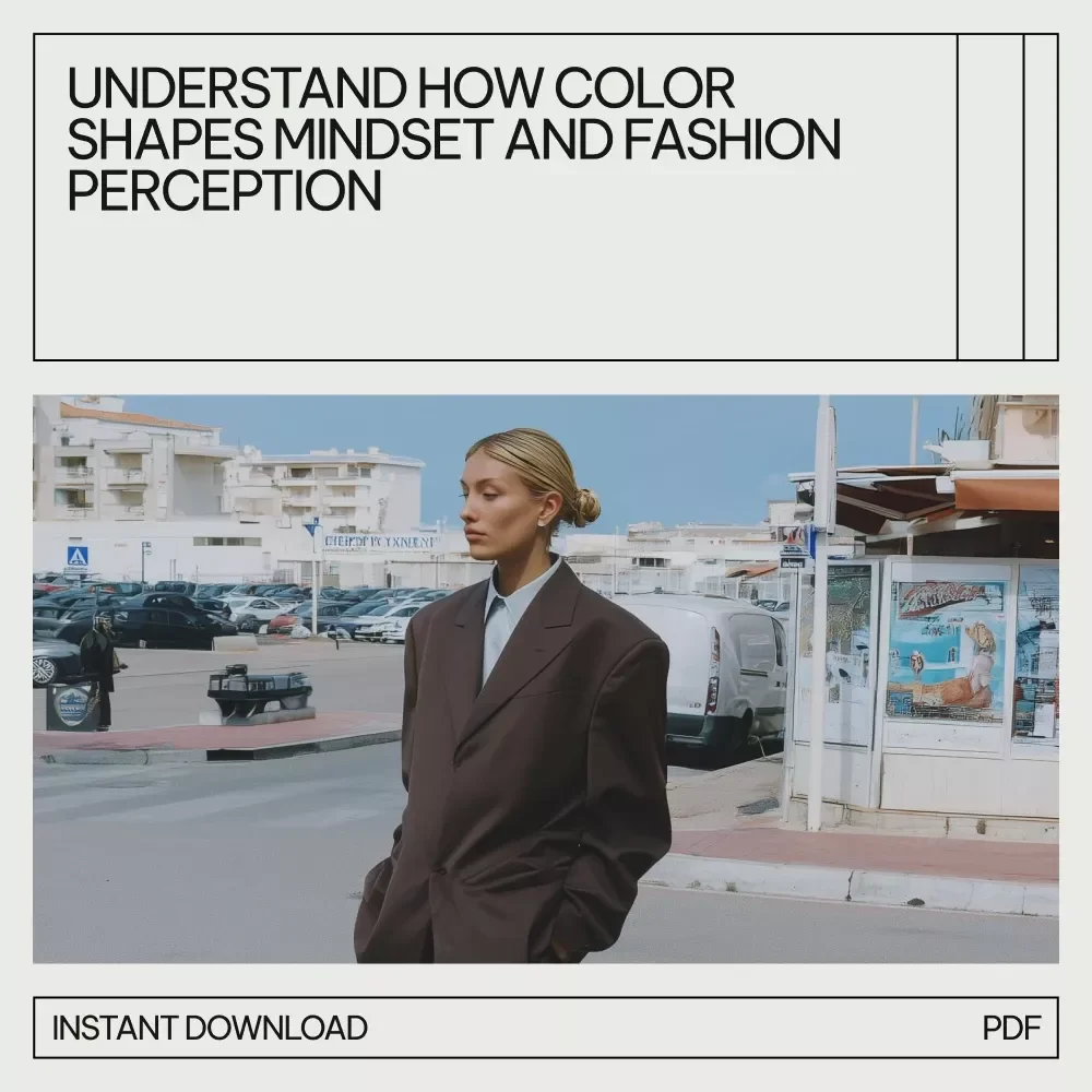 Color Perception System in Fashion – 3-in-1 Bundle | How Color in Clothing Affects Your Mindset, How Color Shapes Perception in Fashion, The Psychology of Color in Clothing | Digital Guides & eBooks on how color affects perception in fashion