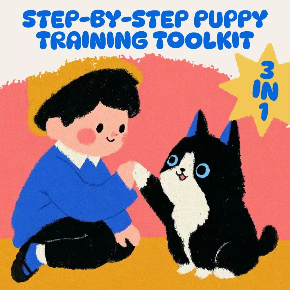 Step-by-Step Puppy Training Toolkit: A Beginner's Guide to Dog Training + eBooks & Checklists