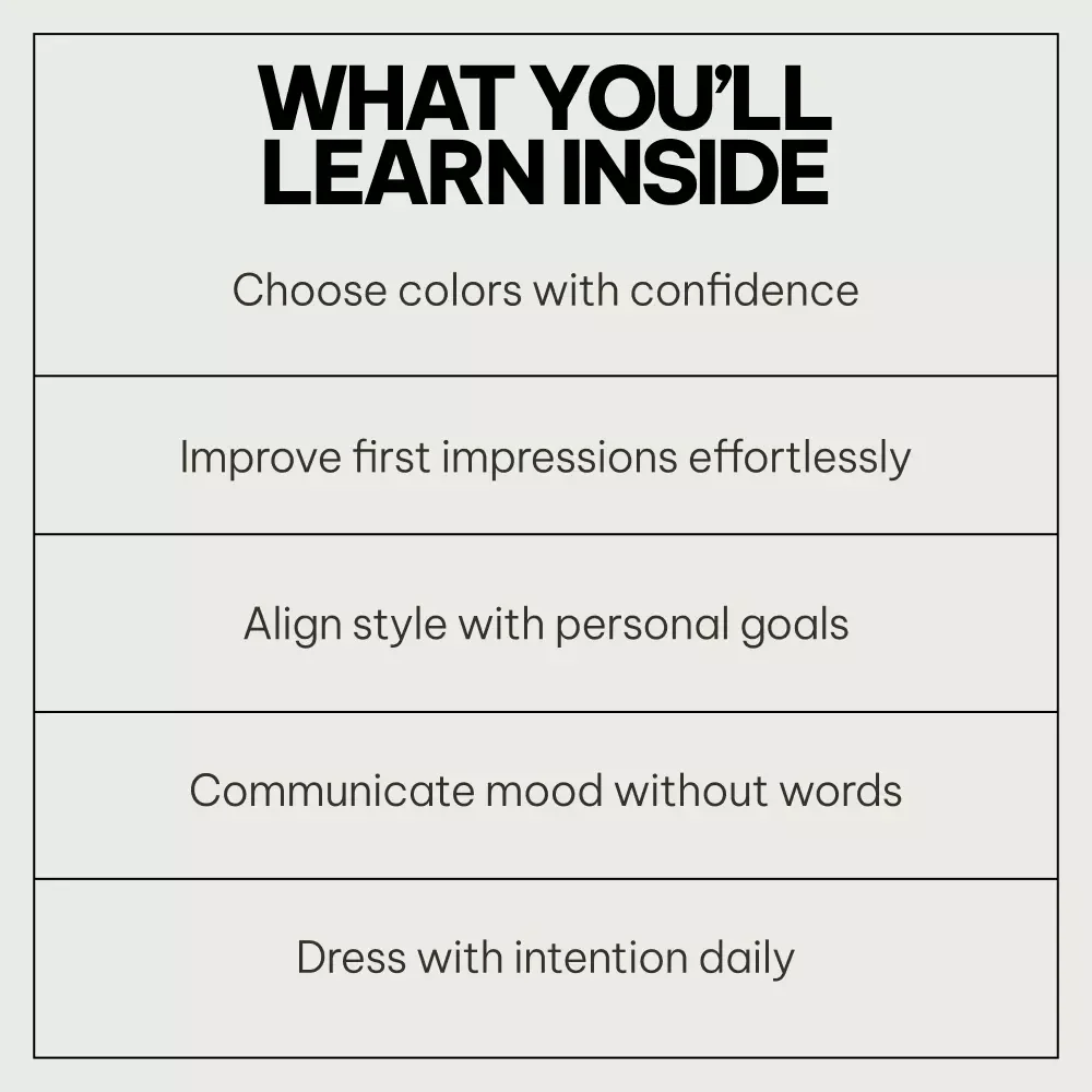 Psychology Behind Color Choices in Style – 3-in-1 Bundle | Psychology of Color in Clothing Guides, eBooks & Checklists