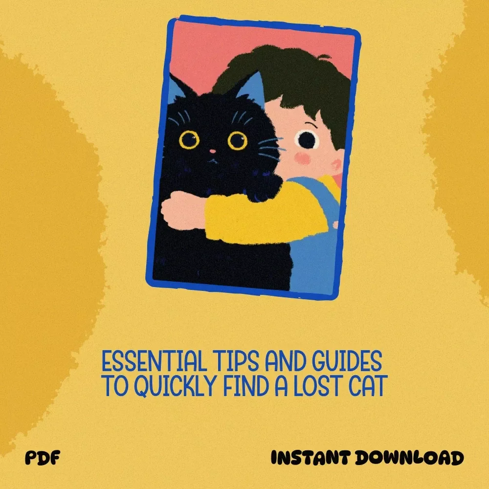 Lost Cat Emergency Kit - 3-in-1 Bundle: Where’s Whiskers, Pet ID Crafting, and Search Tips eBook