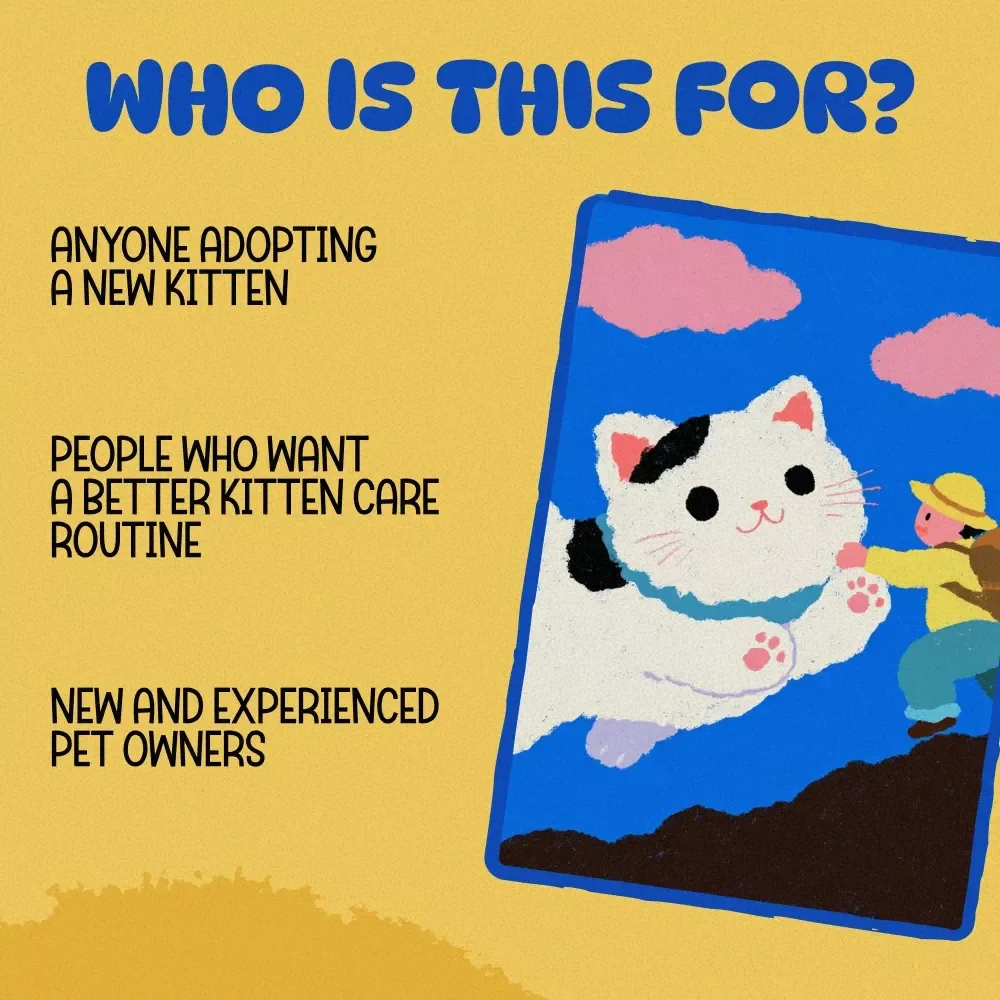 Kitten Care Made Easy Starter Pack | 3-in-1 Bundle of Guides, eBooks & Checklists