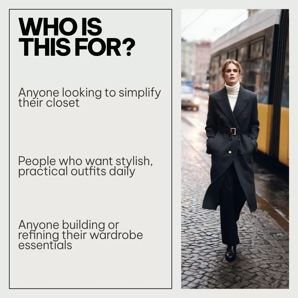 Wardrobe Staples That Make Outfits Easy: 4-in-1 Bundle of Essential Guides, eBooks & Checklists