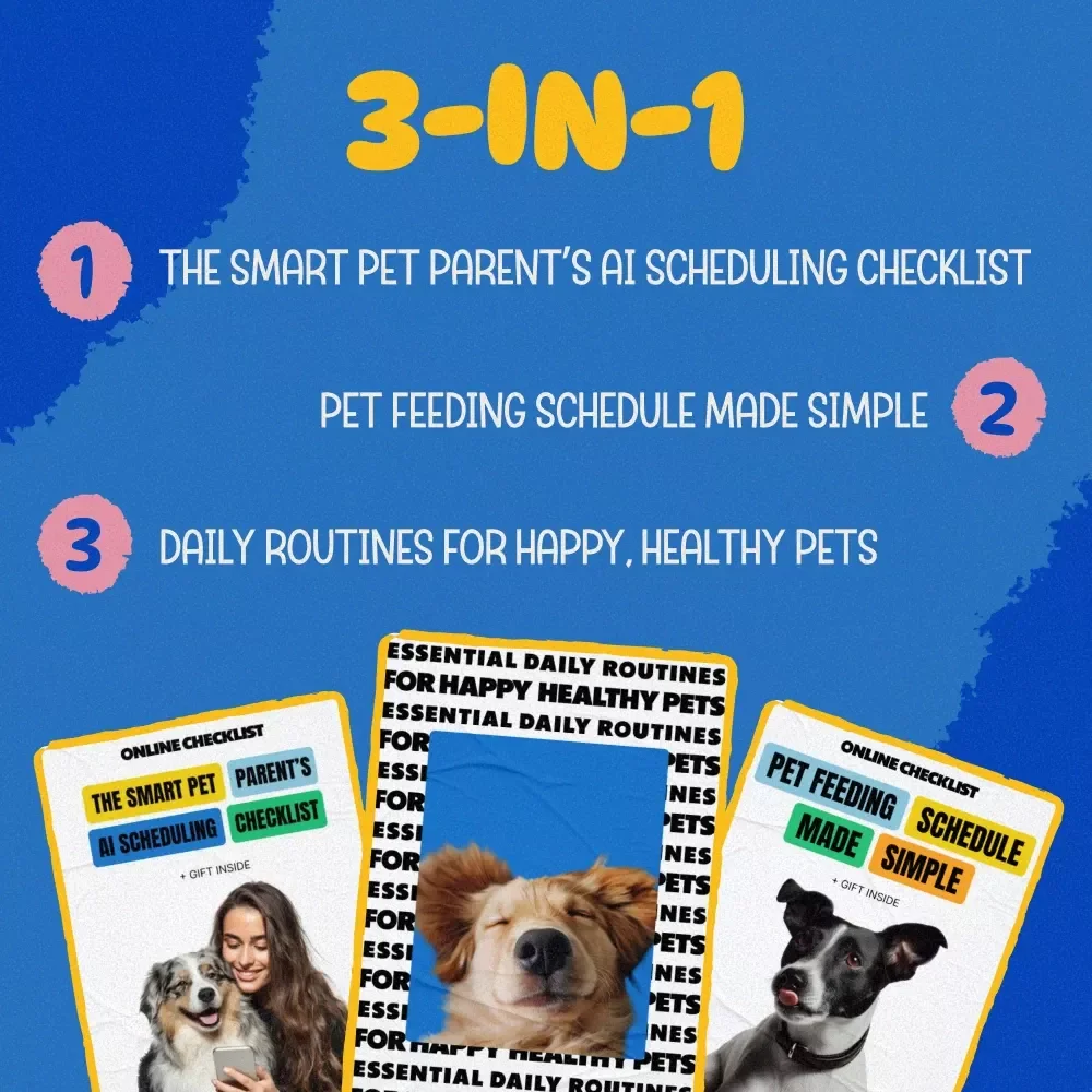 Total Dog Care Kit for Building Better Daily Habits – 3-in-1 Bundle of Guides & Checklists
