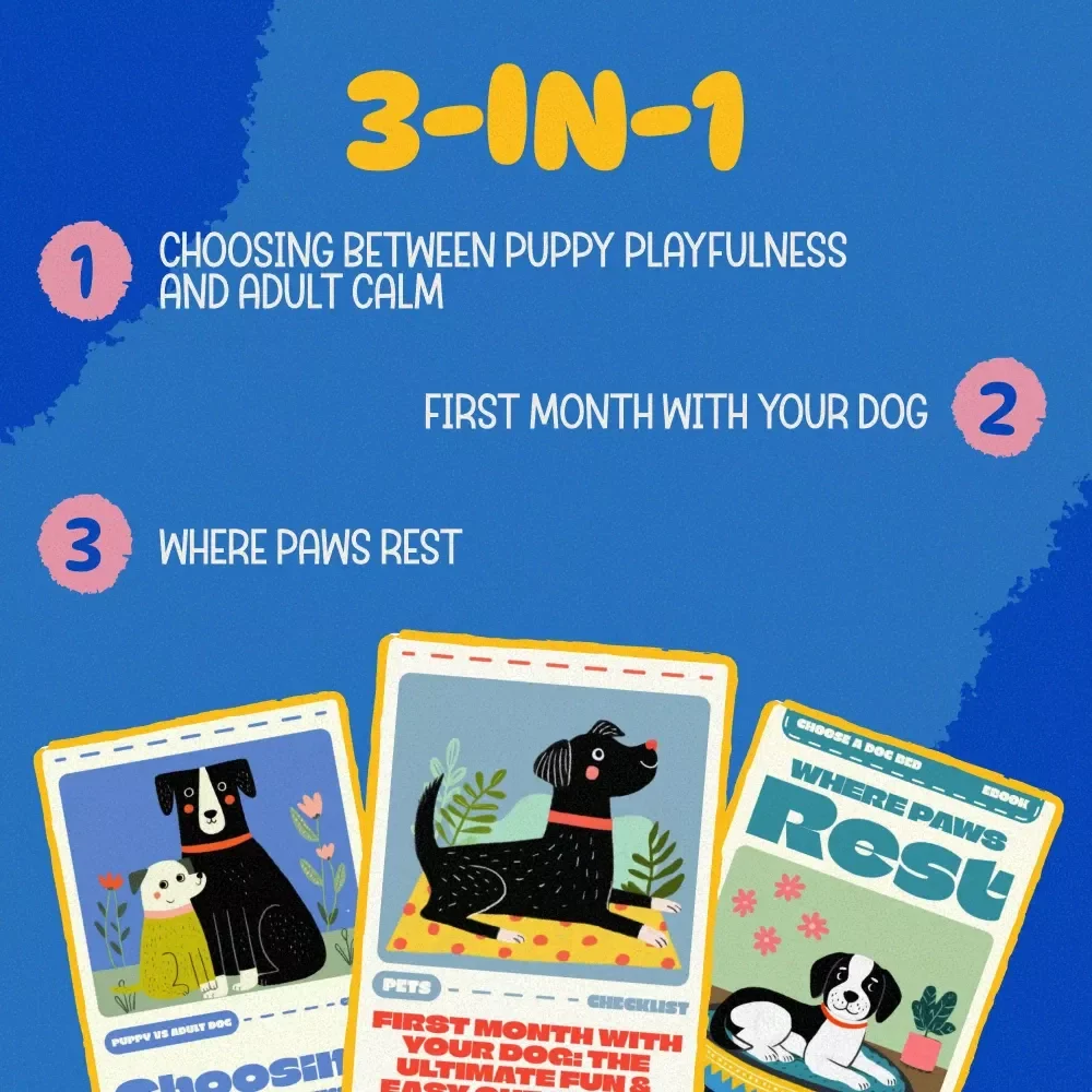 The Life with a Dog Transformation Kit: Puppy Playfulness, Adult Calm & More – 3-in-1 Bundle