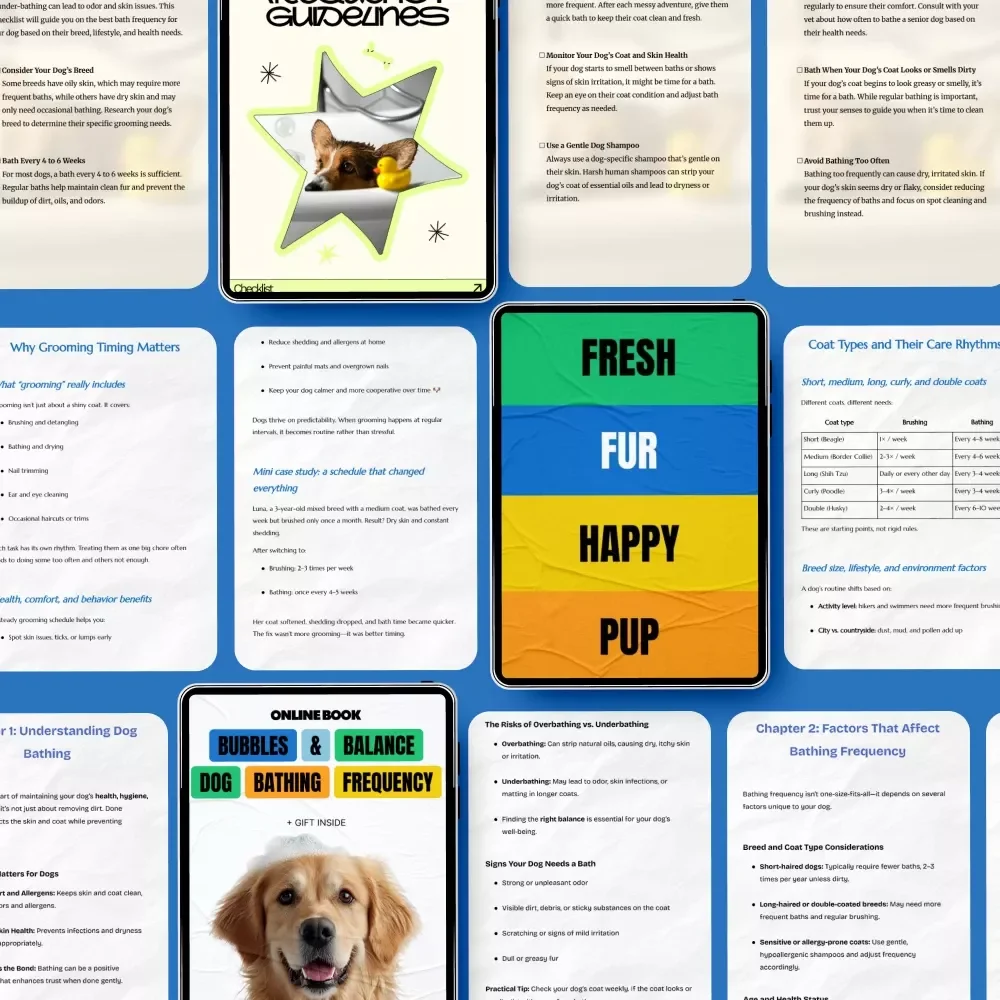 The Perfect Pup Bathing Kit: 3-in-1 Bundle for Healthy, Happy Dogs