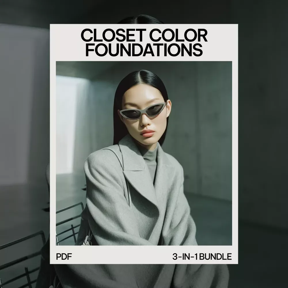 Closet Color Foundations Bundle – 3-in-1 Digital Guides: Fashion Colors That Work Across Seasons, How to Choose Closet Basic Colors, Tonal Capsule Wardrobe Magic