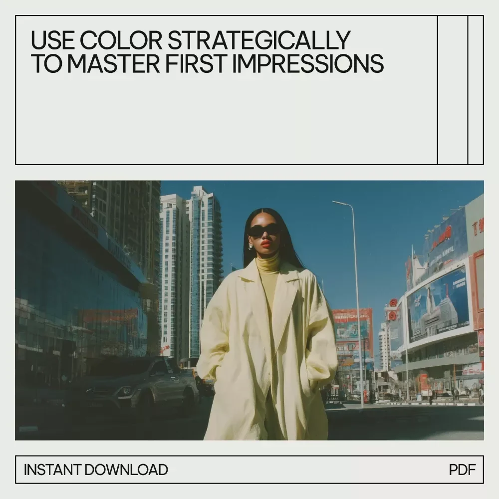 Color Signal Pack for First Impressions | 3-in-1 Digital Bundle on How Color Affects First Impressions in Fashion | Color Me True + Colors That Speak Before You Do + The Color Playbook for Interviews