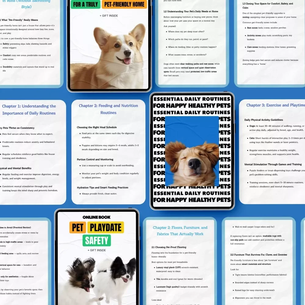 The Total Pet Comfort Living Bundle: Essential Guides, eBooks & Checklists for Happy Pets