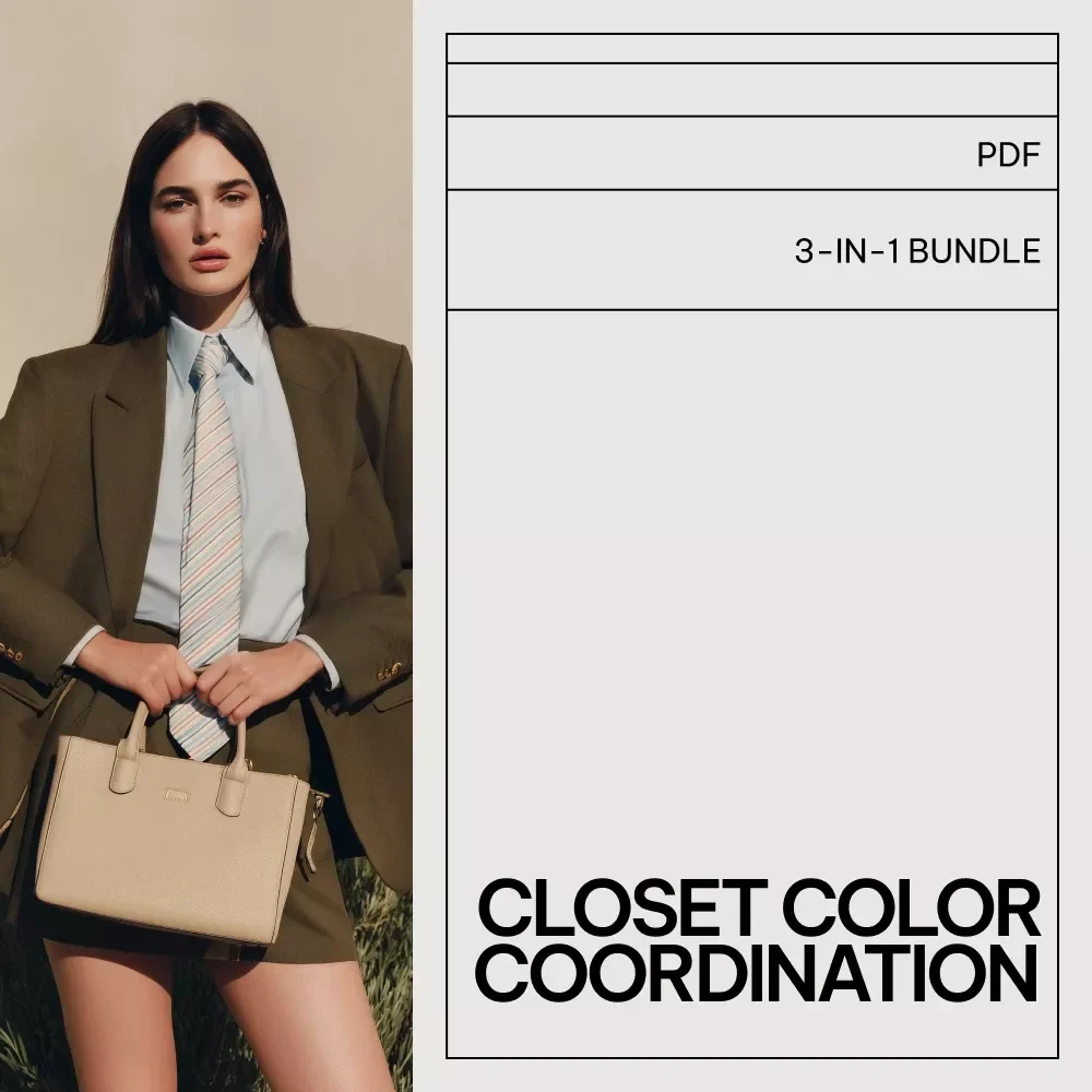 Closet Color Coordination Bundle – 3-in-1 Digital Wardrobe Guides | Color Magic: Master the Art of Outfit Pairings + Mastering Color Harmony Rules for Your Wardrobe + Tonal Capsule Wardrobe Magic | what are color harmony rules for closet