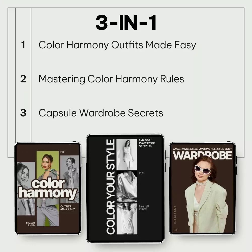 Practical Toolkit for Cohesive Color Looks – 3-in-1 Digital Bundle | Learn which colors make outfits look cohesive