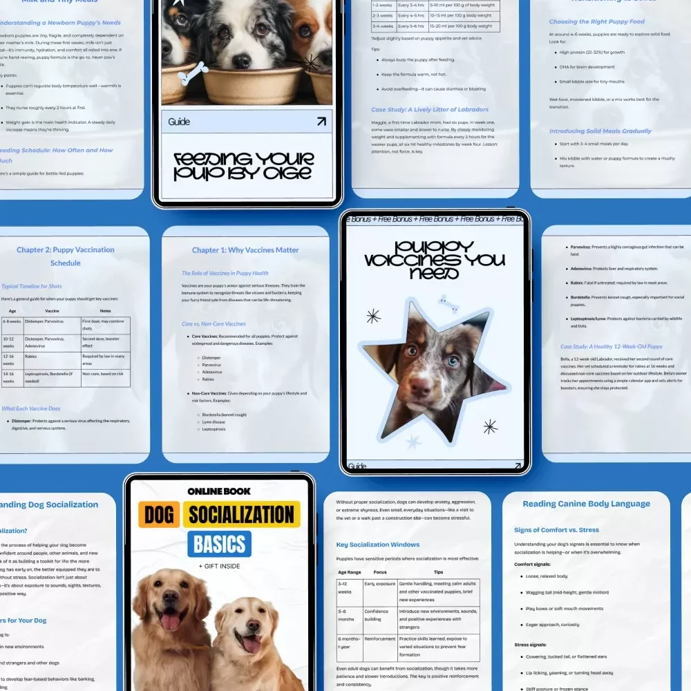 The Everyday Puppy Care Bundle: 5-in-1 Guides, eBook & Checklist for Taking Care of a Puppy