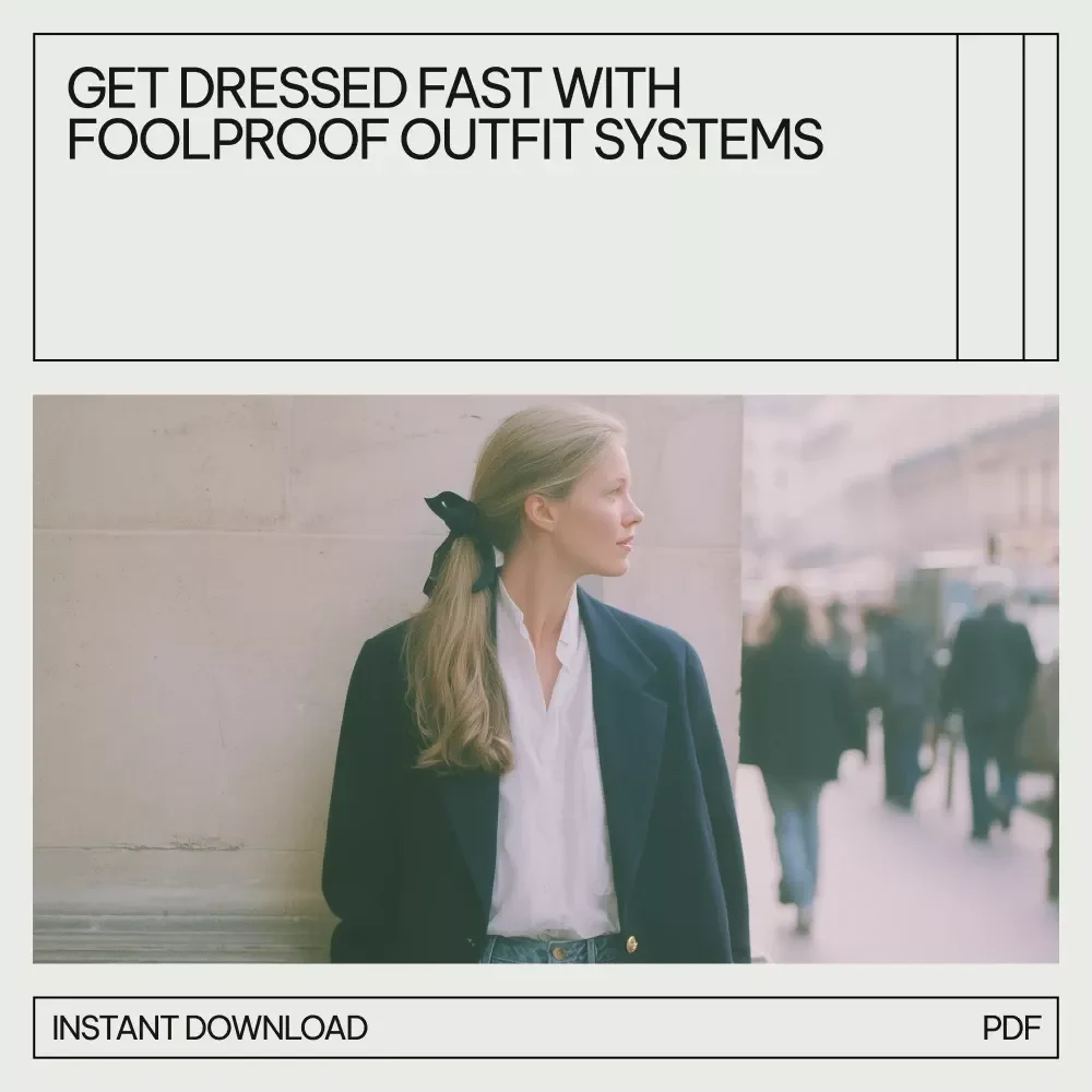 Quick Style Solutions That Actually Work – 10-in-1 Digital Bundle of Quick Outfit Hacks, Outfit Formulas & 5-Minute Style Shortcuts