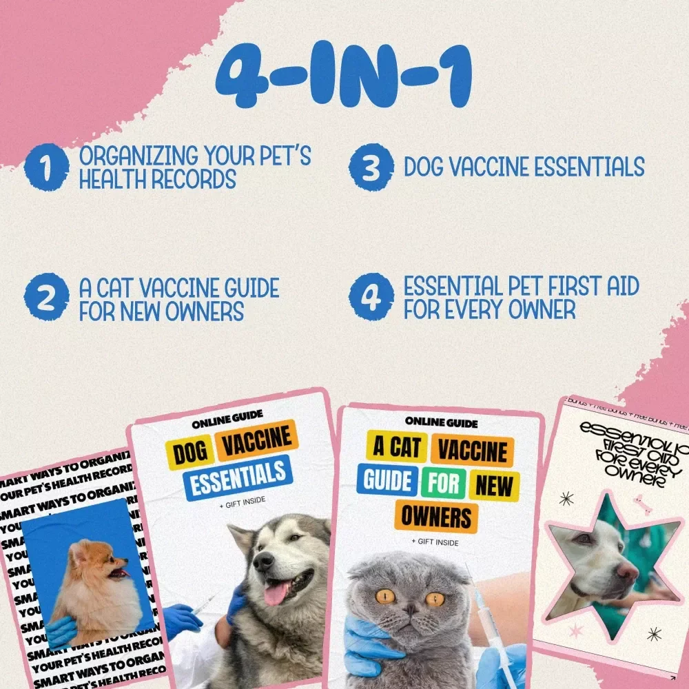 The Complete Pet Health Checkup Bundle - 4-in-1 Guides, eBook & Checklists for Pet Owners