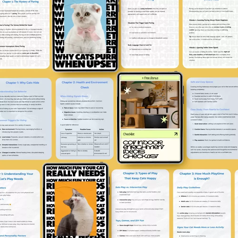 Complete Cat Raising Bundle from Kitten to Adult: Guides, eBooks & Checklists
