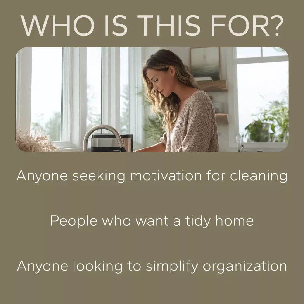 Everyday Cleaning Motivation Bundle: 3-in-1 Digital Downloads for Cleaning & Organizing