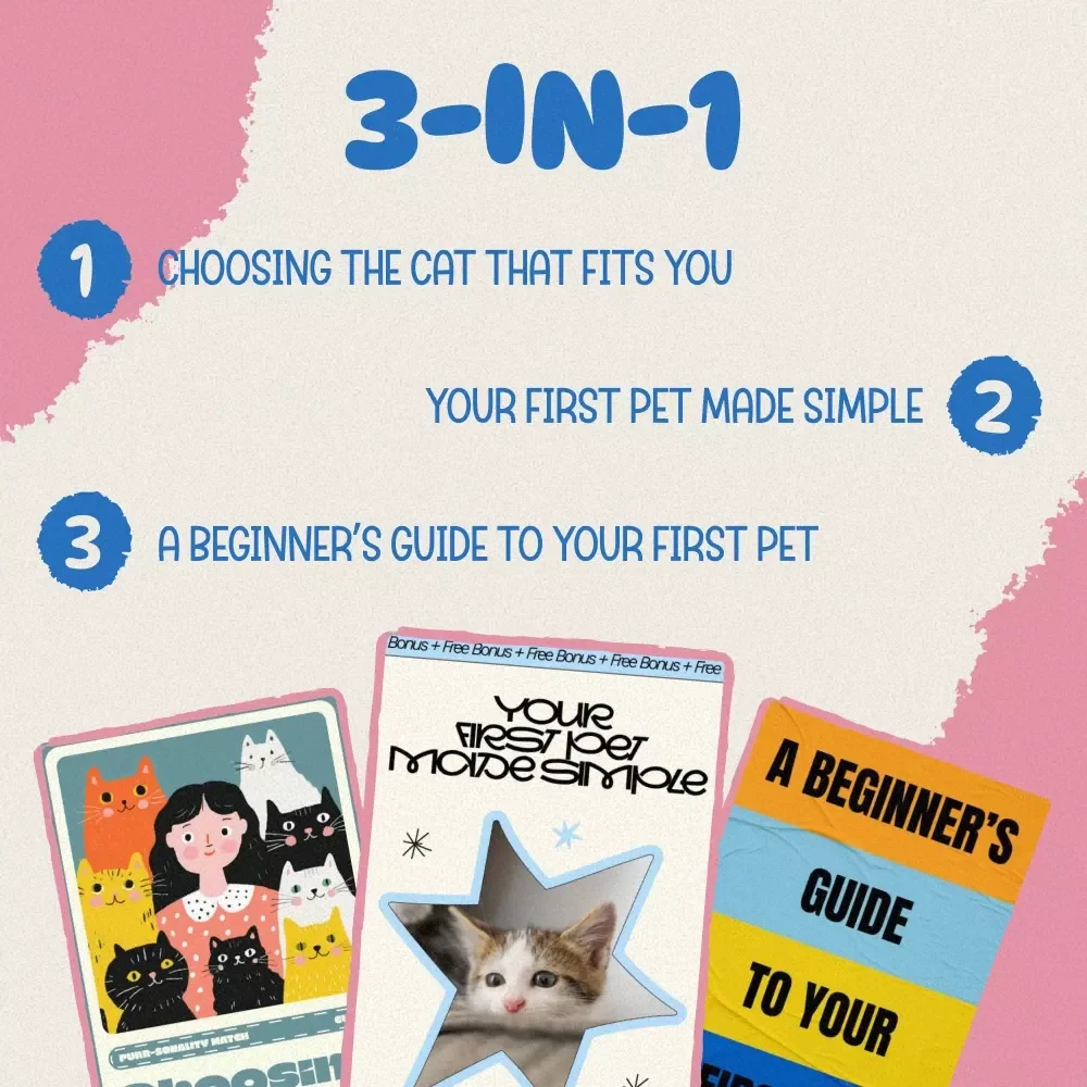 The Cat Matchmaking Toolkit for Future Owners: 3-in-1 Bundle