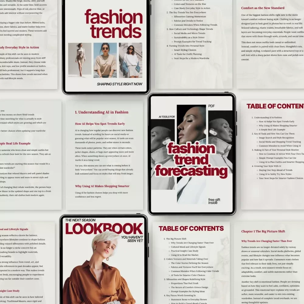 Next-Season Trend Forecast Pack: Fashion Trends Forecast for Next Season