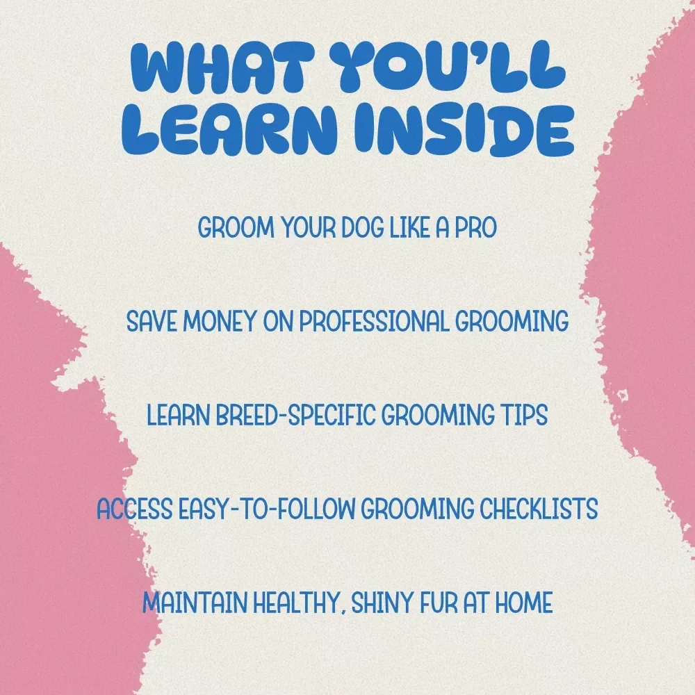 The Dog Grooming Bundle for Professional Results at Home – 3-in-1 Digital Downloads