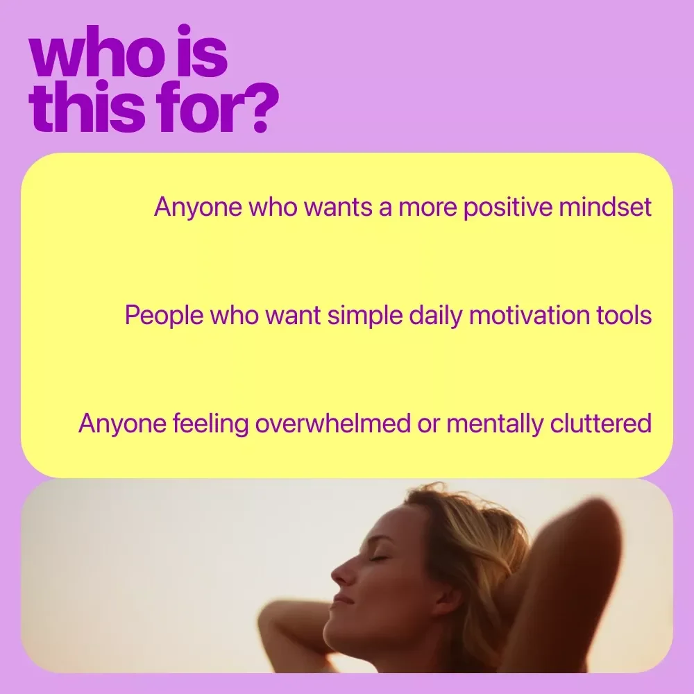 Clear Mind Toolkit for Positive Thinking | 3-in-1 Digital Bundle on how to think positive | Wake Up to Win: How to Start Your Day with Positivity and Purpose