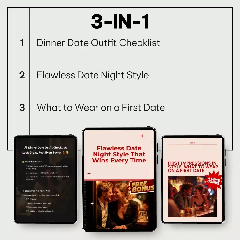 Date Night Outfit Formulas Toolkit | Date Night Outfits 3-in-1 Style Bundle