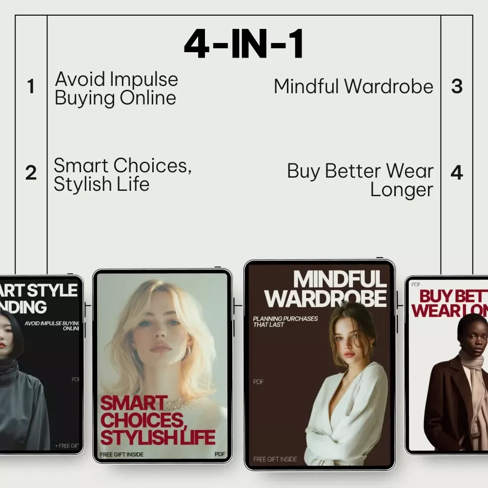 Intentional Wardrobe Toolkit for Smarter Buys – 4-in-1 Digital Bundle for Fashion Planning