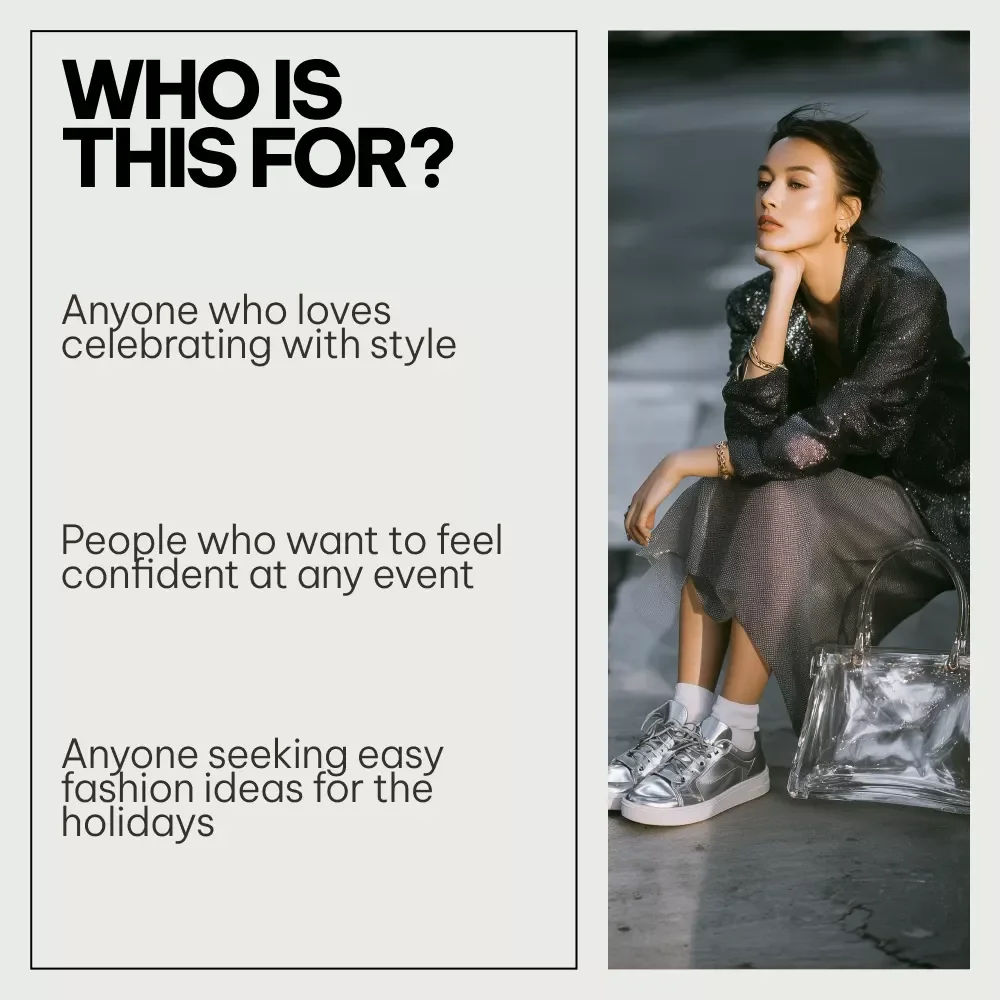 Festive Fashion Ideas for Any Event - 4-in-1 Digital Bundle of Style Guides