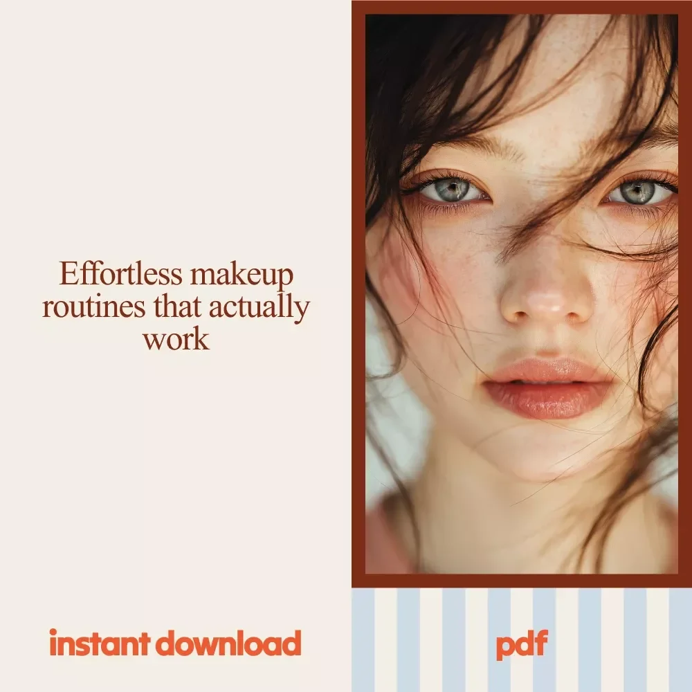 Low-Effort Makeup Secrets Pack | Simple Makeup Ideas 4-in-1 Digital Beauty Bundle