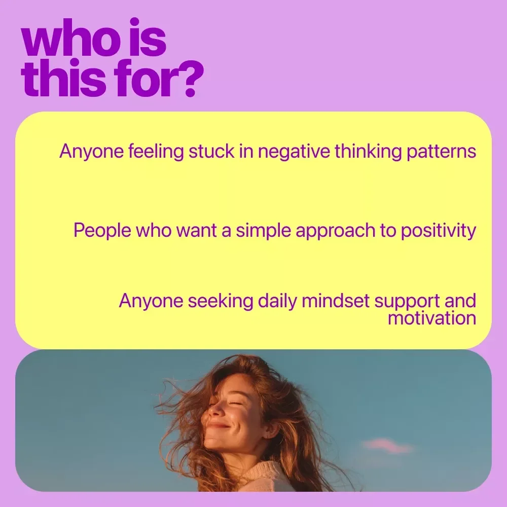 Shift Toward Optimism 3-in-1 Digital Bundle | How to Think More Positive | Bright Side Up: A Simple Guide to Thinking Positive Every Day