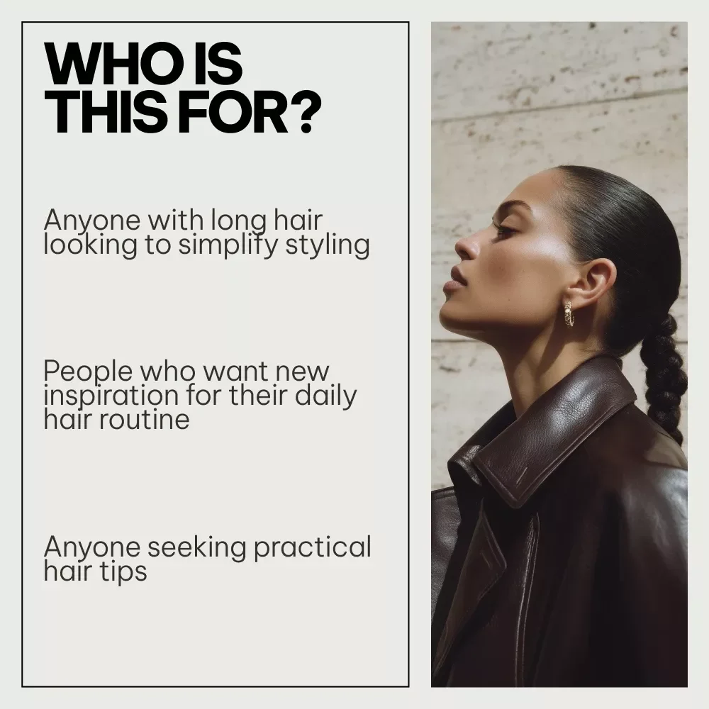 Long Hair Routine Toolkit for Daily Styling - 10 in 1 Digital Guide & Checklist Bundle