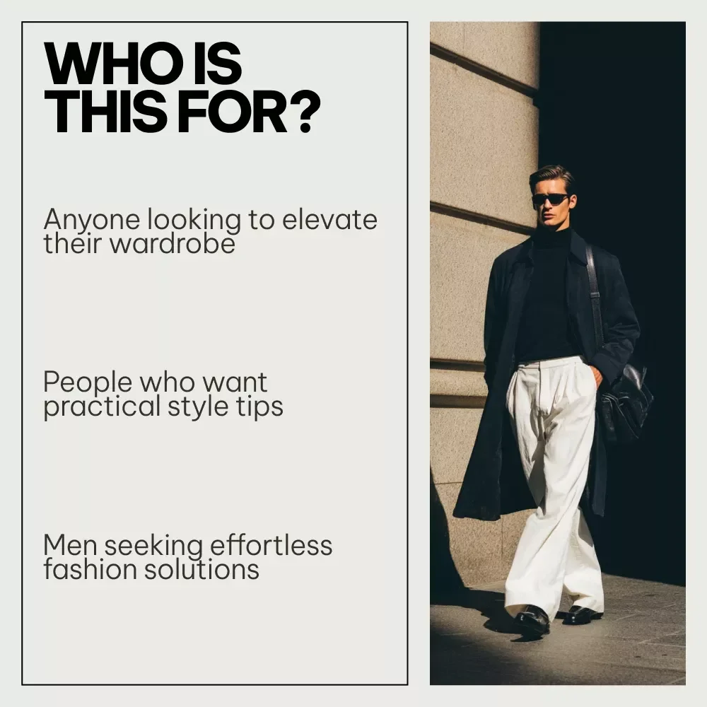 Men’s Wardrobe-to-Outfit Toolkit: 10-in-1 Bundle of Guides, eBooks & Checklists for Stylish Men
