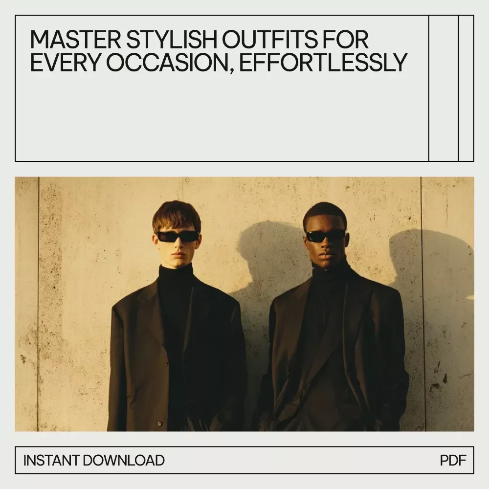 Men’s Wardrobe-to-Outfit Toolkit: 10-in-1 Bundle of Guides, eBooks & Checklists for Stylish Men