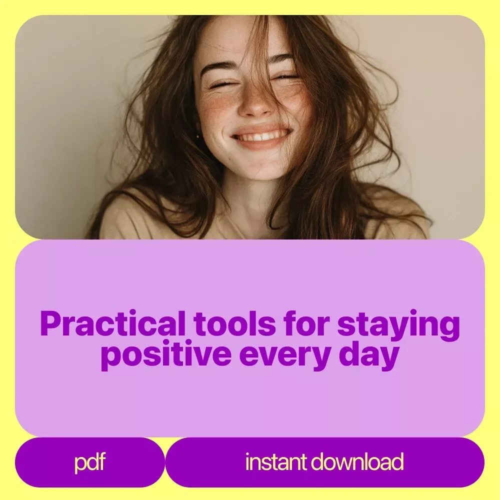 Everyday Optimism Toolkit | 3-in-1 Digital Download Bundle for how to think positive all the time | Bright Mind, Brighter Life