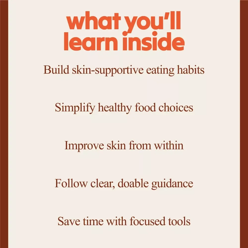 Skin-First Nutrition Bundle | Healthy Skin Diet Guides & eBooks for Clear, Radiant Glow