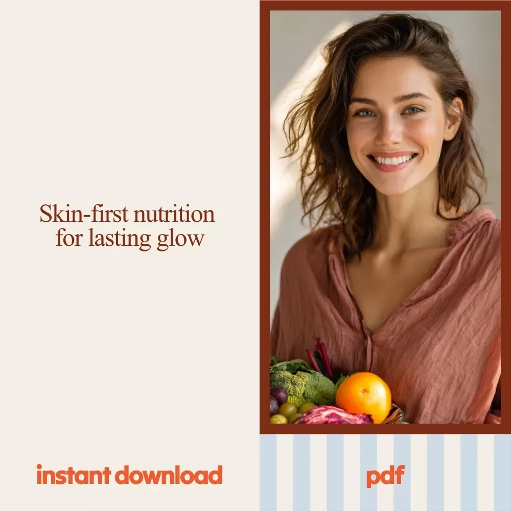 Skin-First Nutrition Bundle | Healthy Skin Diet Guides & eBooks for Clear, Radiant Glow