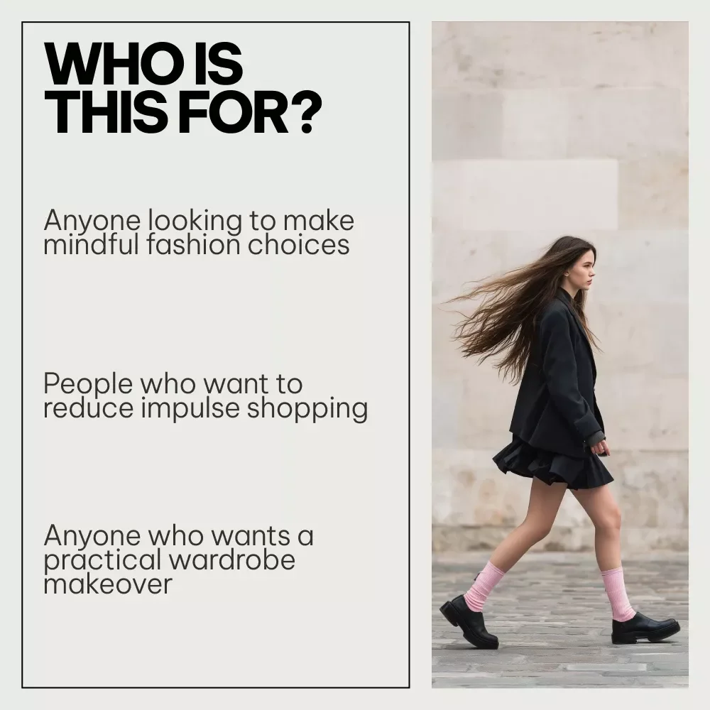 Style Goals and Shopping Boundaries Bundle - Mindful Fashion Guides and Checklists