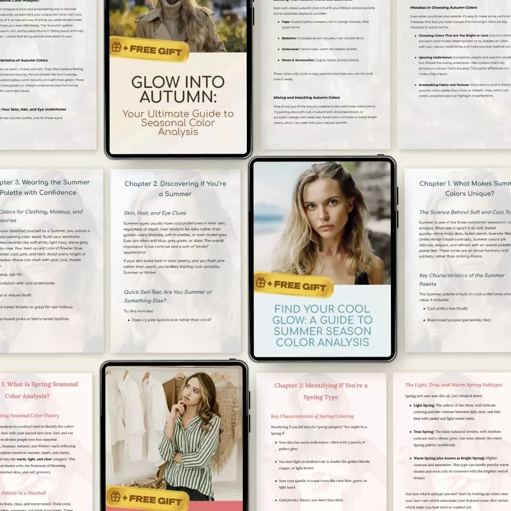 Color Theory Seasons Bundle 10-in-1 | Seasonal Color Analysis Guides & Checklists