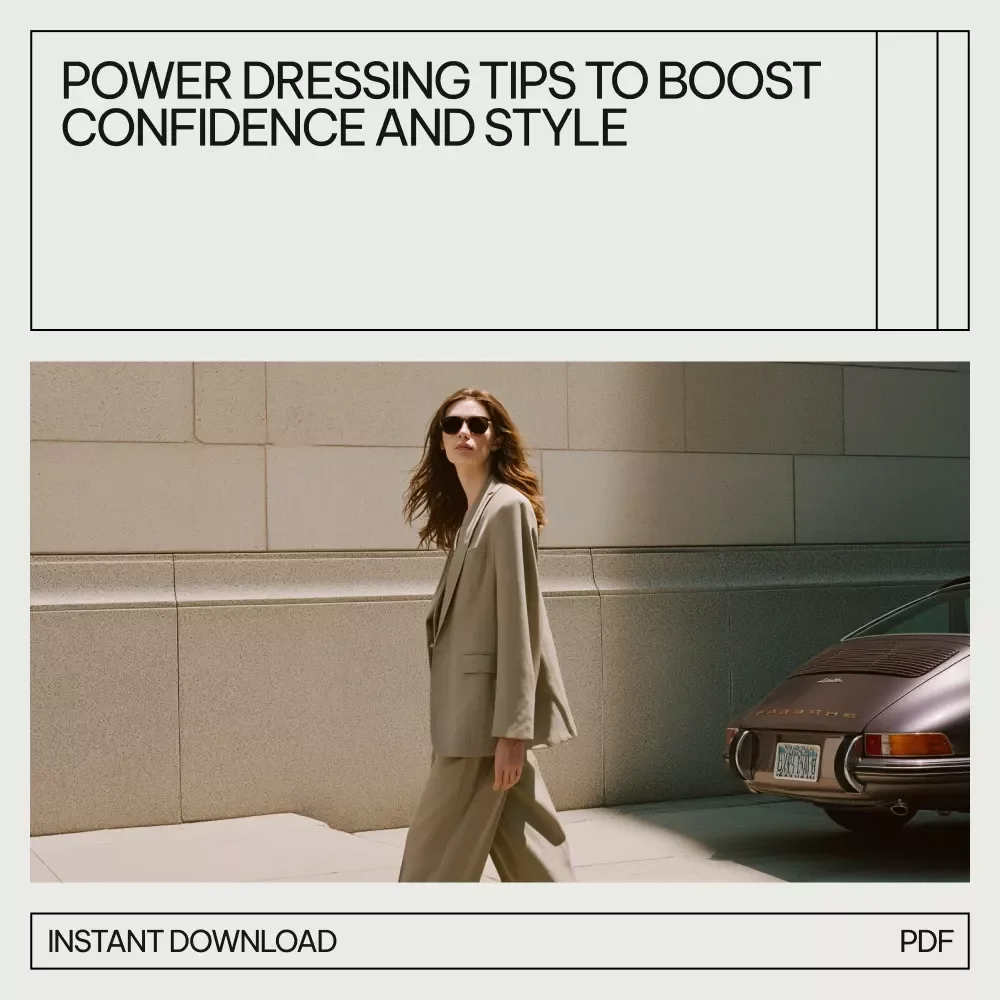 Power Dressing Playbook Bundle: Confidence, Style, and Power Dressing Tips