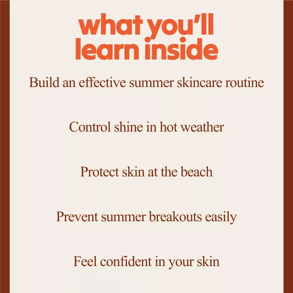 Summer Skincare Secrets Bundle | 3-in-1 Digital Guides for a Summer Skincare Routine
