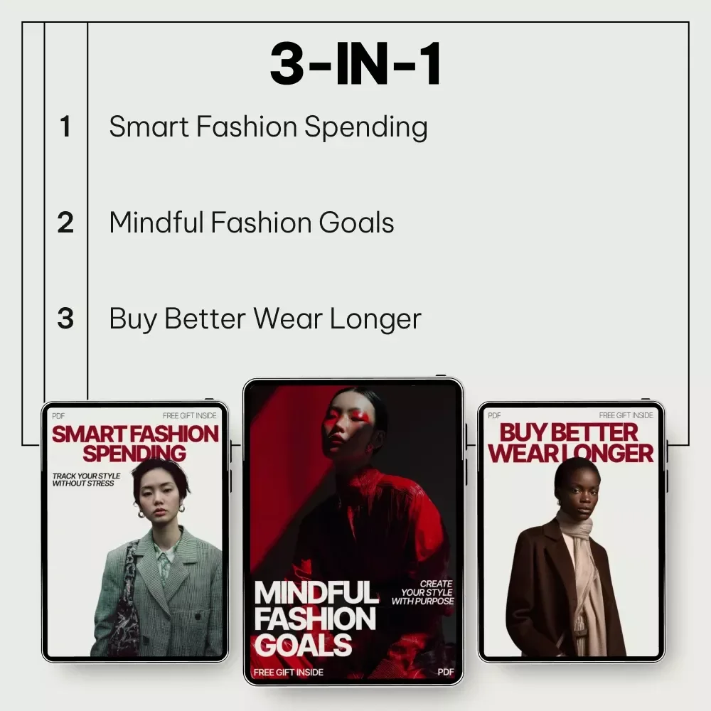 Style Goals and Shopping Boundaries Bundle - Mindful Fashion Guides and Checklists
