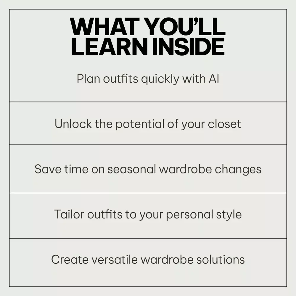 Your AI Seasonal Wardrobe Planner Bundle – Plan Your Wardrobe Smarter for Every Season