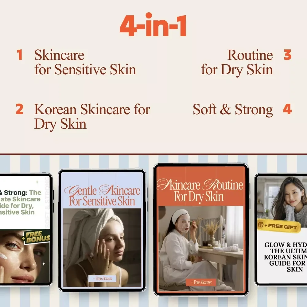Gentle Skincare Secrets Pack | 4-in-1 Bundle for Dry & Sensitive Skin | best skincare for dry sensitive skin