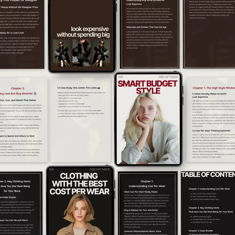 Refined Looks Without Breaking Bank Bundle: 3-in-1 Style eBook & Guide Collection