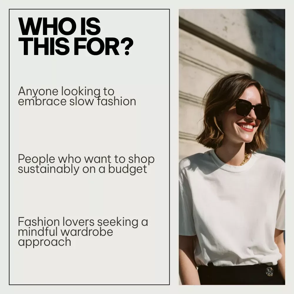 Affordable Slow Fashion Habits and Picks: 4-in-1 Bundle for Smart Shopping on a Budget