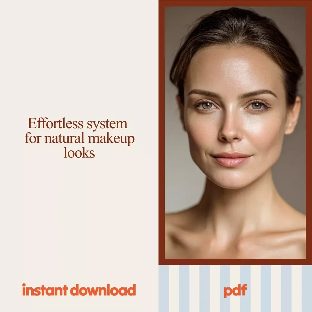 Natural Makeup System Pack | 4-in-1 Digital Bundle for Effortless Glow