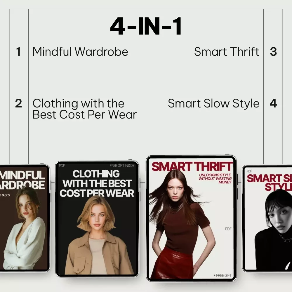 Affordable Slow Fashion Habits and Picks: 4-in-1 Bundle for Smart Shopping on a Budget