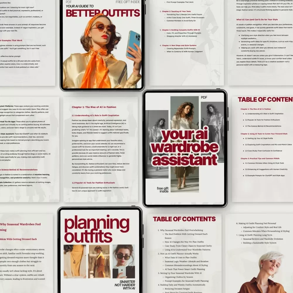 AI Tools Pack for Daily Outfit Ideas: 5-in-1 Bundle for Fashion Inspiration