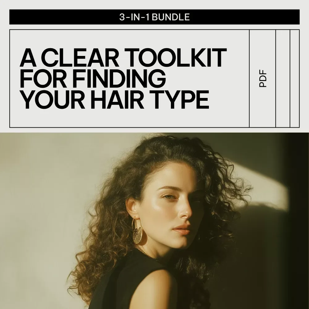 A Clear Toolkit for Finding Your Hair Type: 3-in-1 Digital Bundle